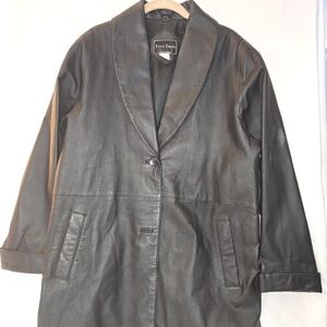 Terry Lewis Classic Luxuries Black Leather Jacket